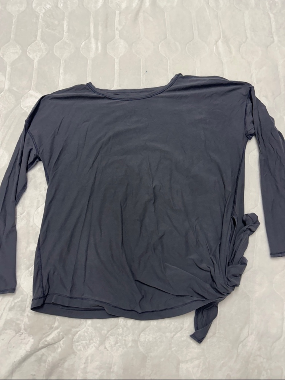 Lululemon Women's Long Sleeve Side-Tie Top - Black